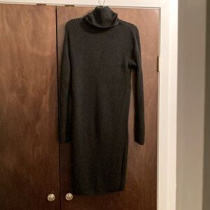 Ann Taylor loft, Black Turtleneck Sweater Dress